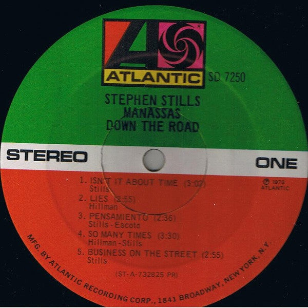 Stills, Stephen / Manassas - Down The Road (VG) (Vinyl LP)