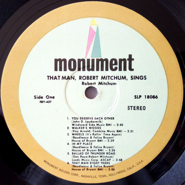 Mitchum, Robert - That Man, Robert Mitchum, Sings (VG+) (Vinyl LP)