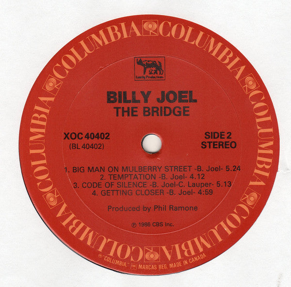 Joel, Billy - The Bridge (Vinyl, M) (Vinyl LP)