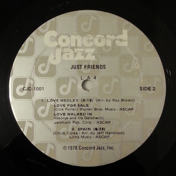 LA4 - Just Friends (Vinyl, VG+) (Vinyl LP)