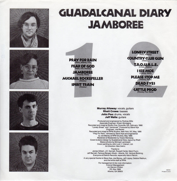 Guadalcanal Diary - Jamboree (Vinyl, VG) (Vinyl LP)