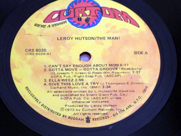 Hutson, Leroy - The Man! (Vinyl, G+) (Vinyl LP)