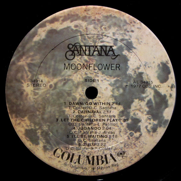 Santana - Moonflower (Vinyl, VG) (Vinyl LP)