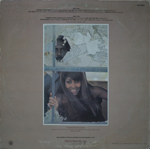 Turner, Ike & Tina - Workin' Together (Vinyl, VG+) (Vinyl LP)