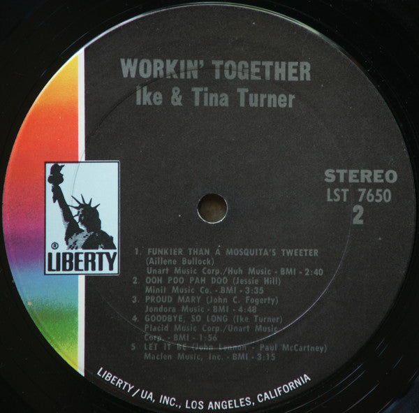 Turner, Ike & Tina - Workin' Together (Vinyl, VG+) (Vinyl LP)