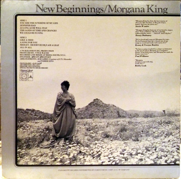King, Morgana - New Beginnings (VG+) (Vinyl LP)