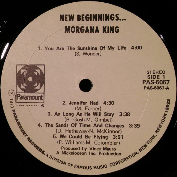 King, Morgana - New Beginnings (VG+) (Vinyl LP)