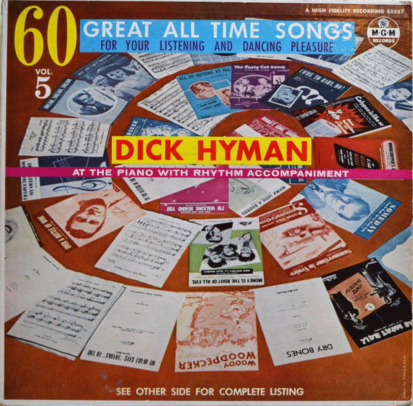 Hyman, Dick - 60 Great All Time Songs For Your Listening And Dancing Pleasure Vol.5 (VG) (Vinyl LP)
