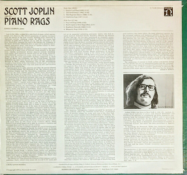 Joplin, Scott & Joshua Rifkin - Piano Rags (Vinyl, VG+) (Vinyl LP)