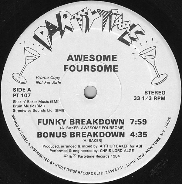 Awesome Foursome - Funky Breakdown (VG+) (Vinyl LP)