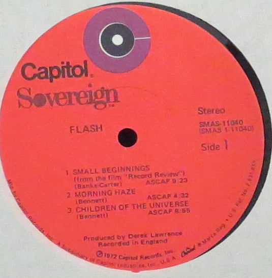 Flash  - Flash (VG+) (Vinyl LP)