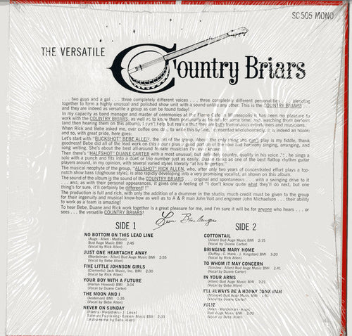 Country Briars - The Versatile Country Briars (VG) (Vinyl LP)