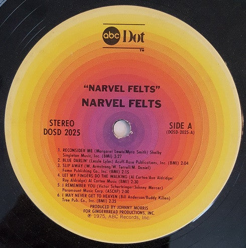 Felts, Narvel - Narvel Felts (VG) (Vinyl LP)