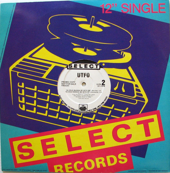 UTFO - Ya Cold Wanna Be With Me (VG+) (Vinyl LP)