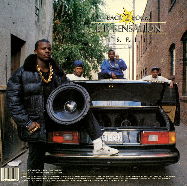 Kid Sensation - Back 2 Boom / I S.P.I.T. (VG+) (Vinyl LP)