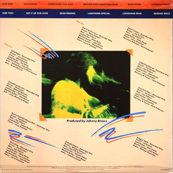 Rivers, Johnny - Wild Night (Vinyl, VG+) (Vinyl LP)