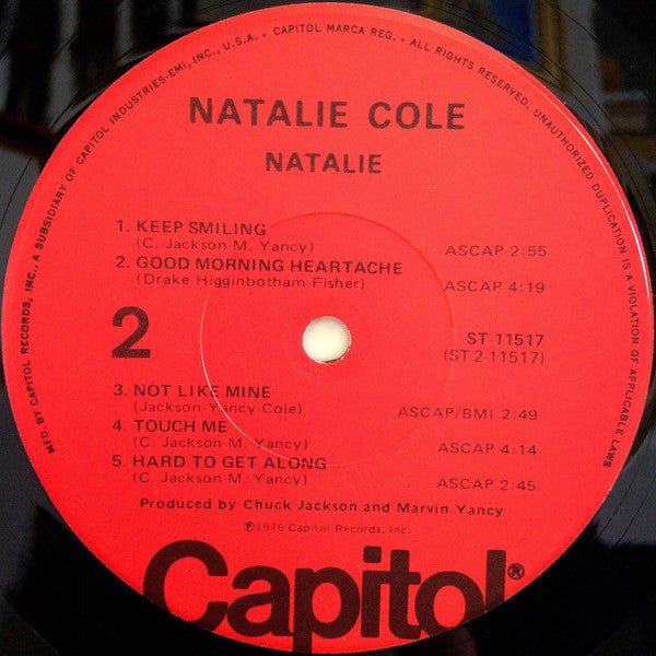 Cole, Natalie - Natalie (Vinyl, VG+) (Vinyl LP)
