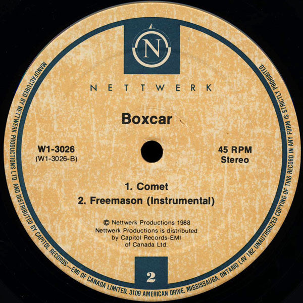 Boxcar - Freemason (NM or M-) (Vinyl LP)