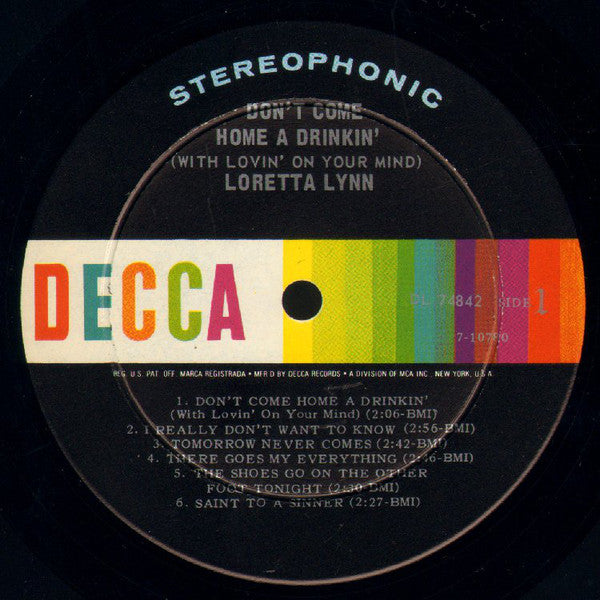 Lynn, Loretta - Don't Come Home A Drinkin' (With Lovin' On Your Mind) (Vinyl, VG) (Vinyl LP)