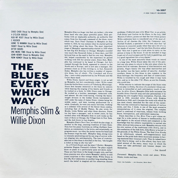 Memphis Slim and Willie Dixon - The Blues Every Which Way (Vinyl, NM or M-) (Vinyl LP)