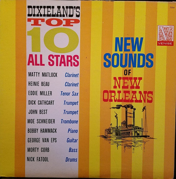 Matlock, Matty And His Dixie-Men / Morty Corb And His Dixie All-Stars - New Sounds Of New Orleans (VG) (Vinyl LP)