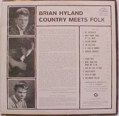 Hyland, Brian - Country Meets Folk (VG) (Vinyl LP)