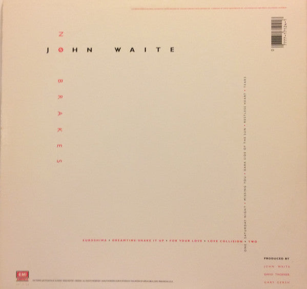 Waite, John - No Brakes (VG+) (Vinyl LP)