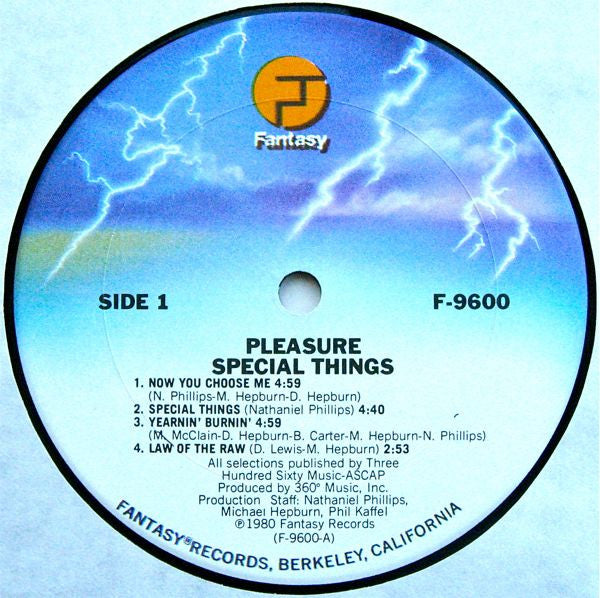 Pleasure  - Special Things (VG) (Vinyl LP)