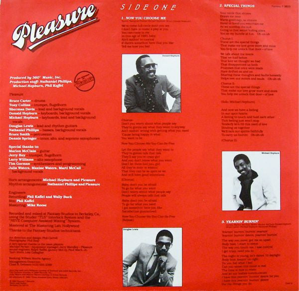 Pleasure  - Special Things (VG) (Vinyl LP)