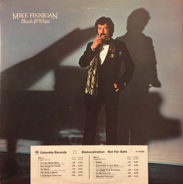 Finnigan, Mike - Black & White (NM or M-) (Vinyl LP)
