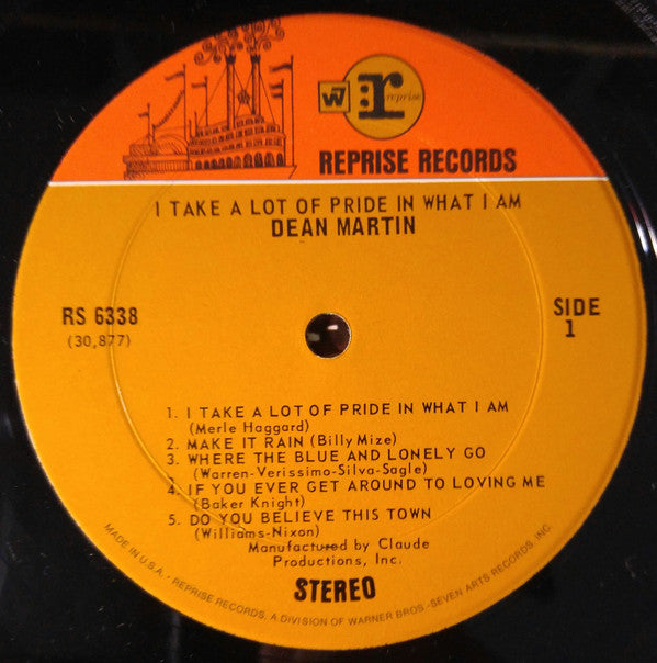 Martin, Dean - I Take A Lot Of Pride In What I Am (Vinyl, VG+) (Vinyl LP)