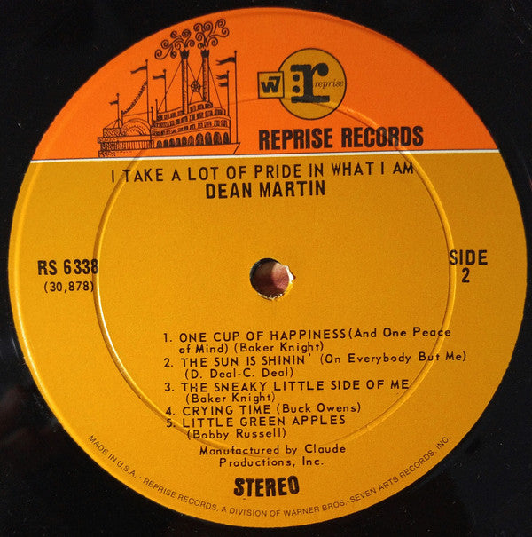 Martin, Dean - I Take A Lot Of Pride In What I Am (Vinyl, VG+) (Vinyl LP)