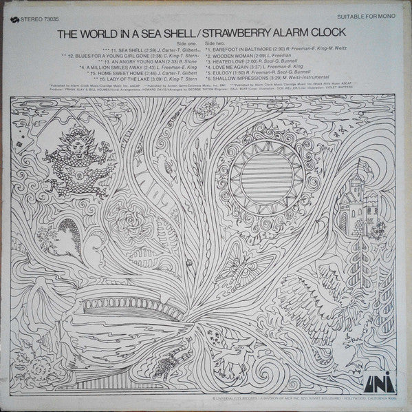Strawberry Alarm Clock - The World In A Sea Shell (Vinyl, VG+) (Vinyl LP)
