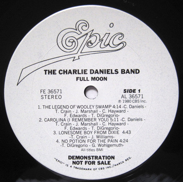 Charlie Daniels Band - Full Moon (Vinyl, VG+) (Vinyl LP)