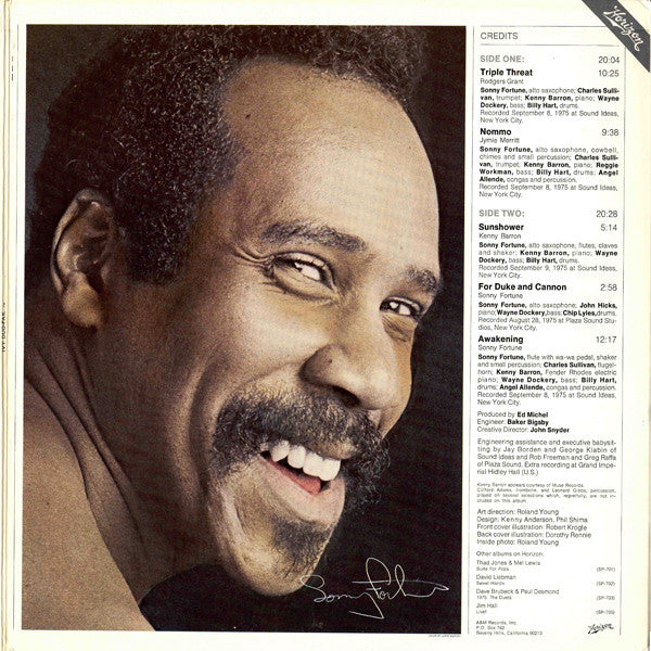 Fortune, Sonny - Awakening (Vinyl, VG+) (Vinyl LP)