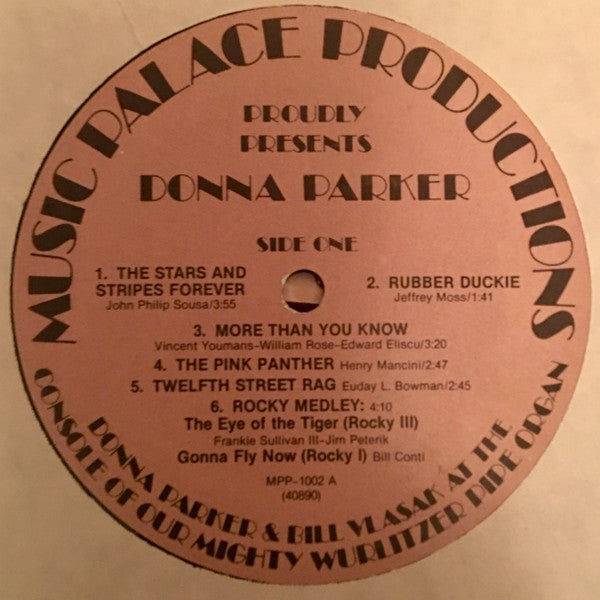 Parker, Donna And Bill Vlasak - An Evening At The Paramount (VG) (Vinyl LP)