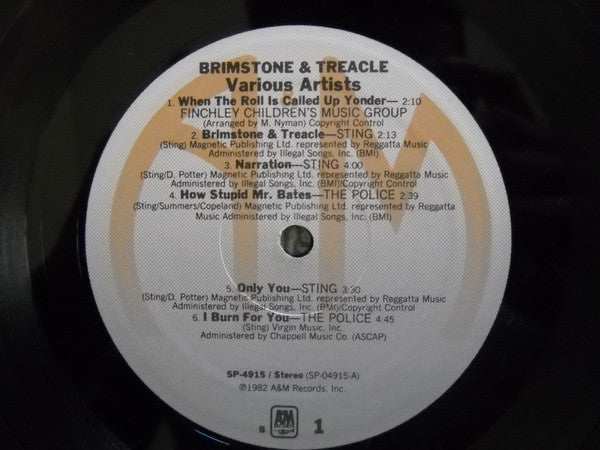 Brimstone & Treacle (Original Soundtrack Album) (VG+) (Vinyl LP)