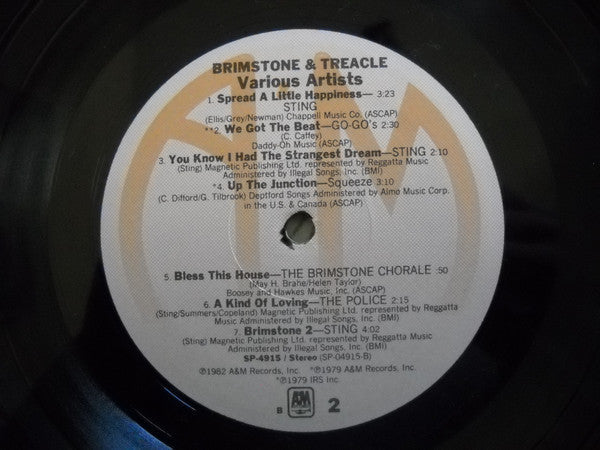 Brimstone & Treacle (Original Soundtrack Album) (VG+) (Vinyl LP)