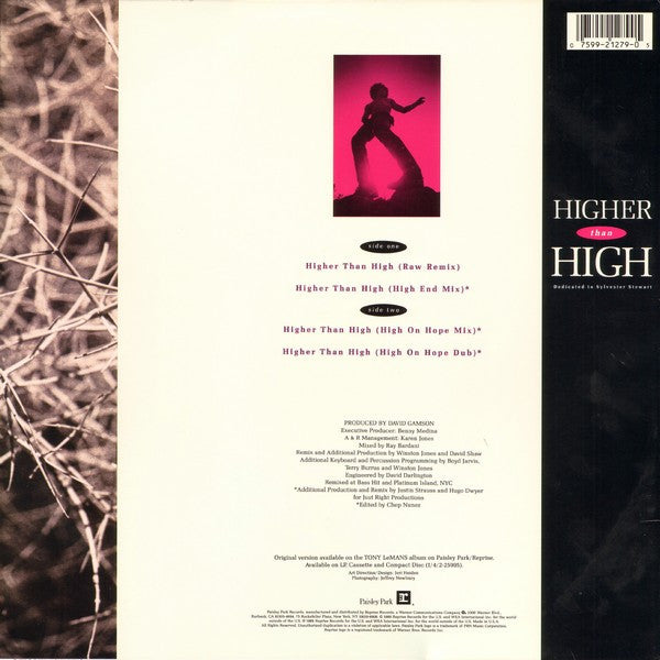 LeMans, Tony - Higher Than High (VG+) (Vinyl LP)