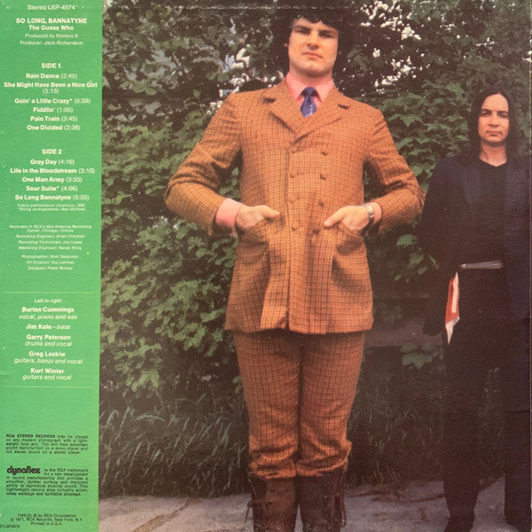 Guess Who - So Long, Bannatyne (VG) (Vinyl LP)