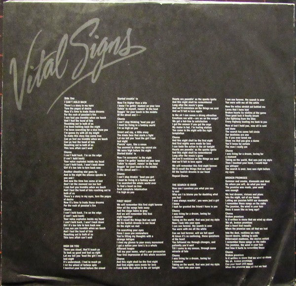 Survivor - Vital Signs (VG+) (Vinyl LP)