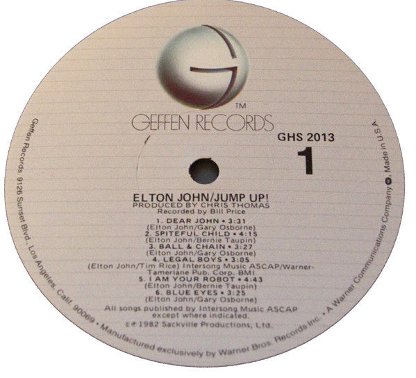 John, Elton - Jump Up! (VG) (Vinyl LP)