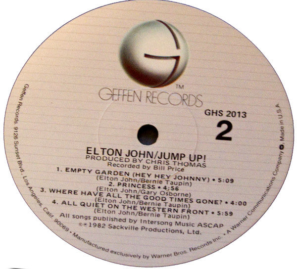 John, Elton - Jump Up! (VG) (Vinyl LP)