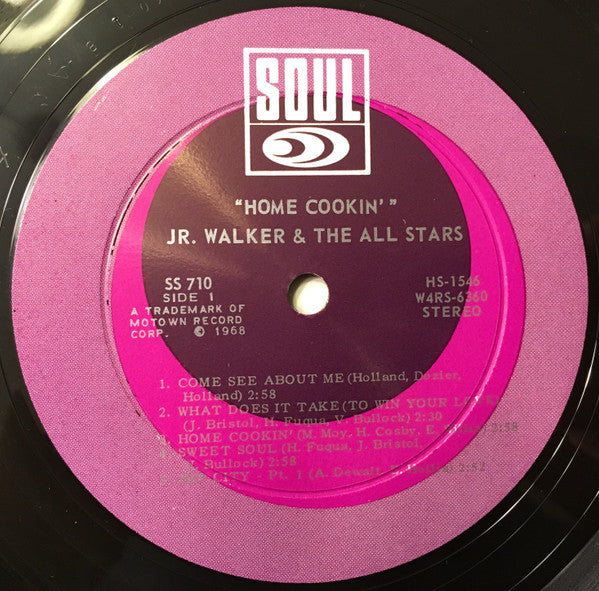 Jr. Walker And The All Stars* - Home Cookin' (VG) (Vinyl LP)