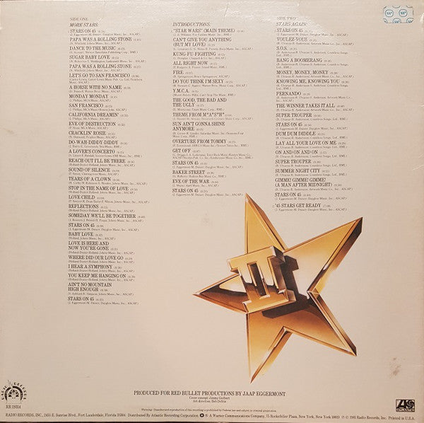 Stars On - Stars On Long Play II (Vinyl, VG+) (Vinyl LP)