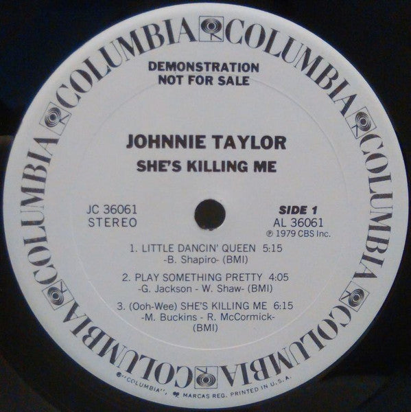 Taylor, Johnnie - She's Killing Me (VG+) (Vinyl LP)