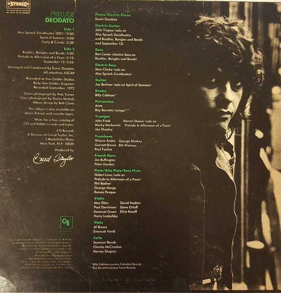 Deodato - Prelude (Vinyl, NM or M-) (Vinyl LP)