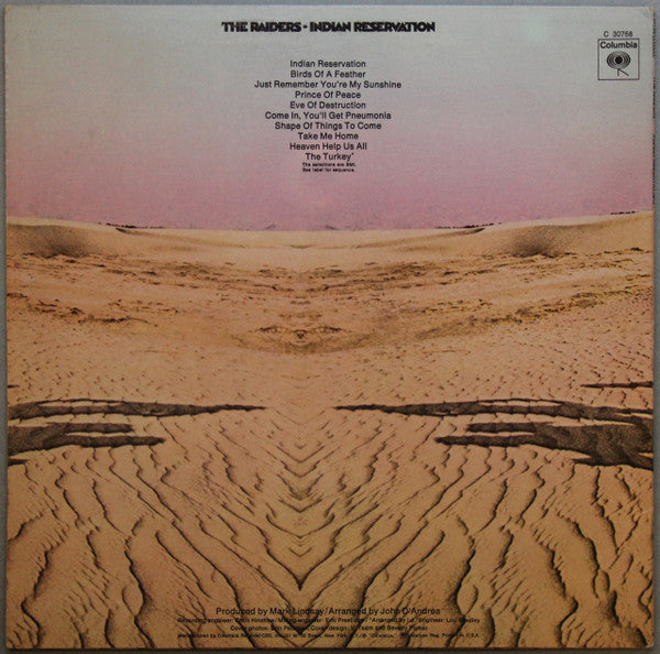 Raiders - Indian Reservation (VG) (Vinyl LP)
