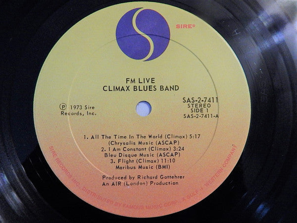 Climax Blues Band - FM / Live (VG+) (Vinyl LP)
