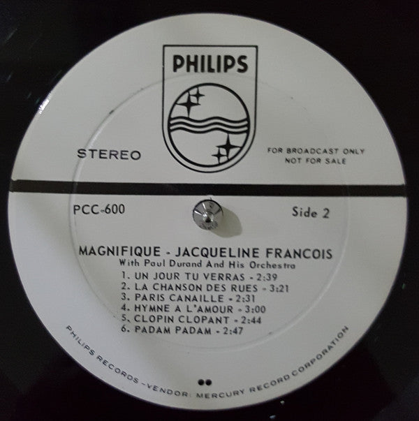 Francois, Jacqueline With Paul Durand And His Orchestra - Magnifique (NM or M-) (Vinyl LP)